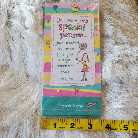 Blue Mountain Arts You Are a Very Special Person Handmade Magnetic Notepad - Picture 7 of 8